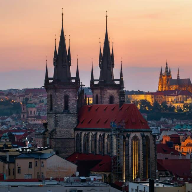 Ancient cathedrals of Prague
